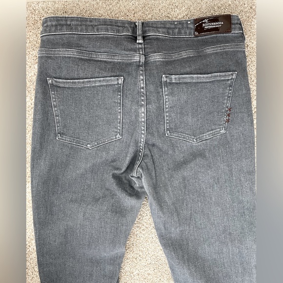 Maison Scotch & Soda Grey Haut High Rise Skinny Jeans - Picture 4 of 8